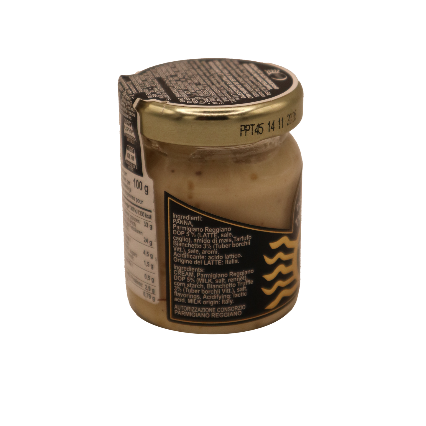 Trüffelpaste - Parmigiano Reggiano und Bianchetto-Trüffel - Feinkost Tasha