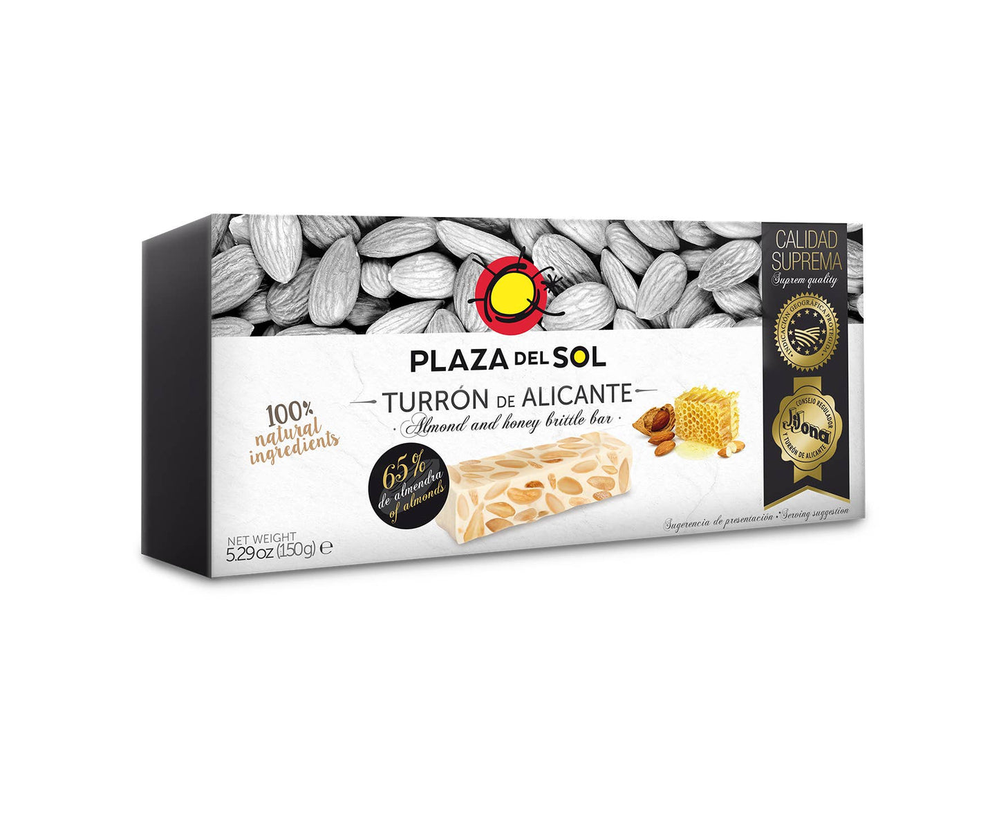 Turrón de Alicante (Mandel- und Honig-Nougat) IGP 150 g