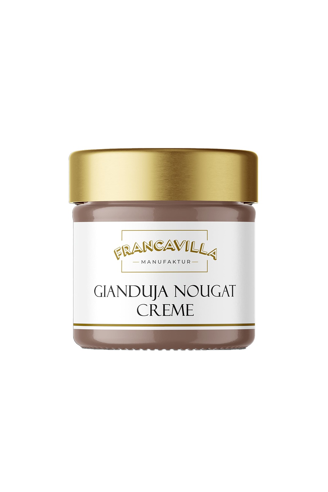 Francavilla Gianduja Nougat Creme 200g – edle italienische Haselnuss-Nougatcreme mit feinem Schokoladengeschmack. Cremig, aromatisch und ideal als Aufstrich oder für Desserts.