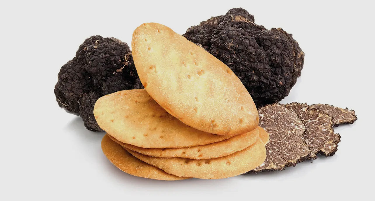 Cracker mit Trüffel und Olivenöl - Feinkost Tasha