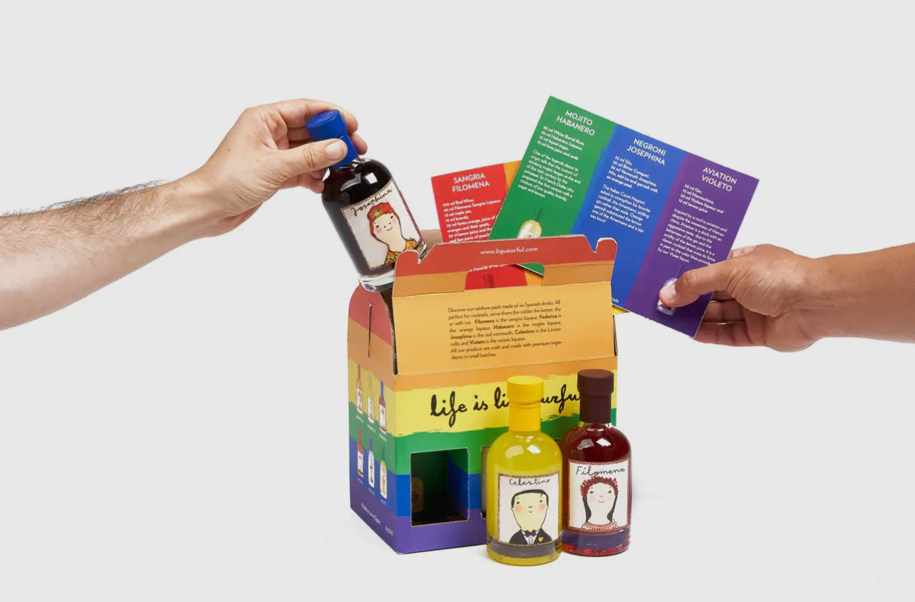 Caja Mixta Rainbow - Bunte Likörvielfalt