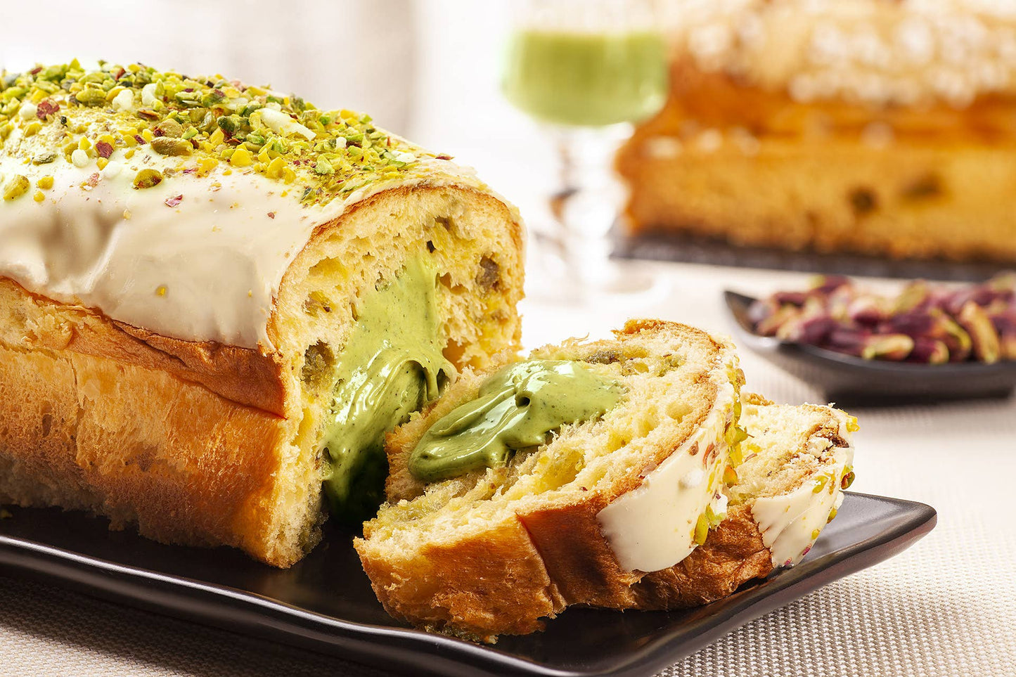 Pistaziengefüllter Broncake