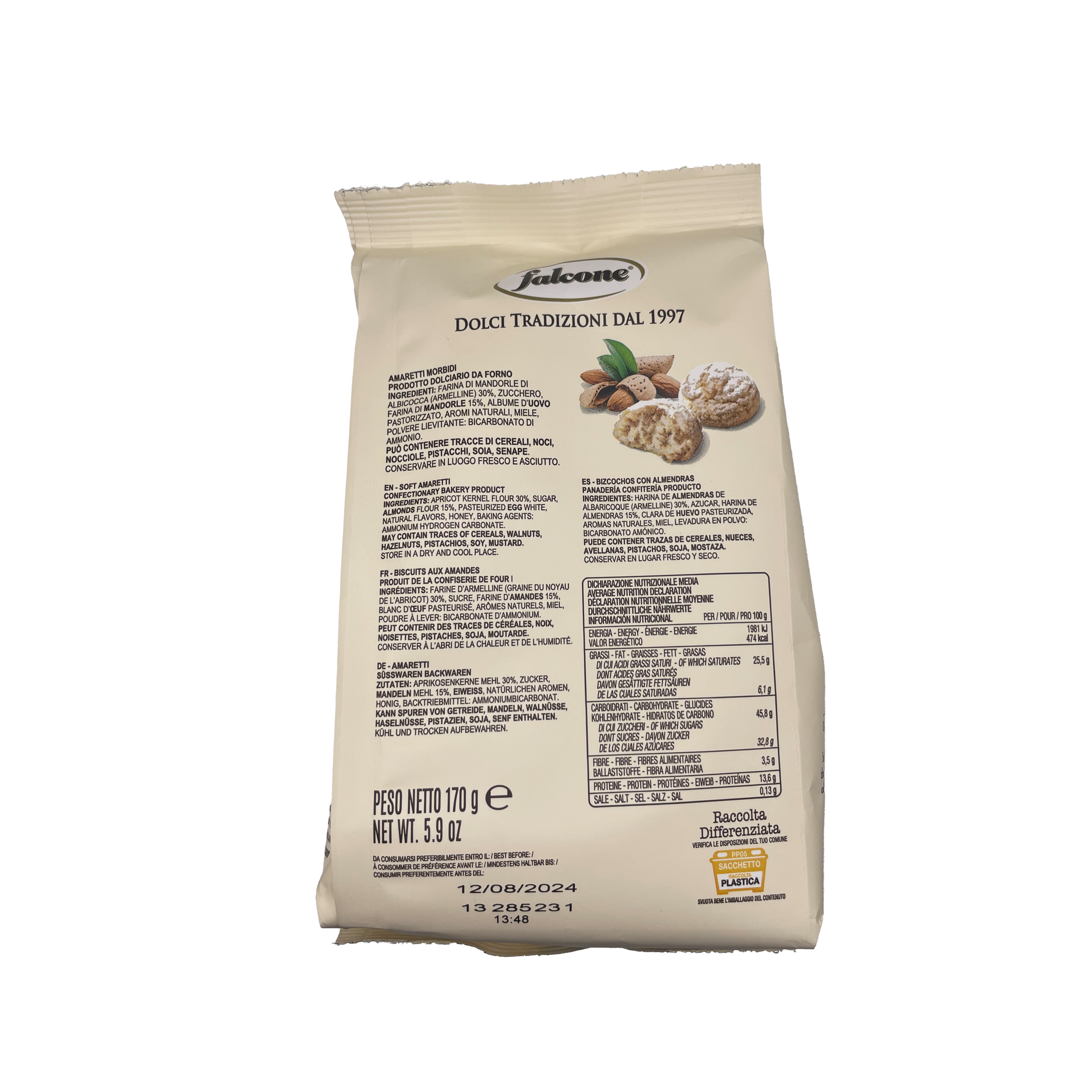 Amaretti d’Abruzzo Classico Morbidi - Feinkost Tasha