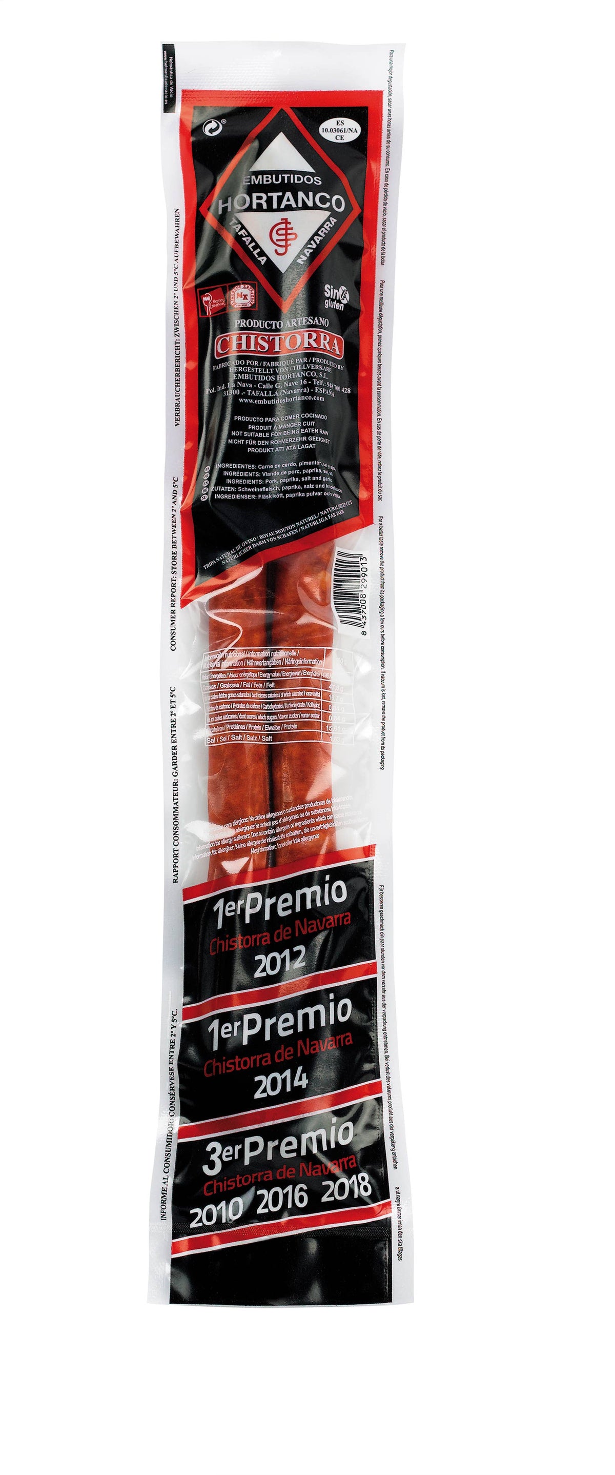 Embutidos Hortanco Chistorra – "Wurst" aus Navarra: 1 Einheit – 1 Einheit
