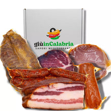 Giu’ in Calabria – Schachtel mit handwerklich hergestellten Wurstwaren aus Kalabrien