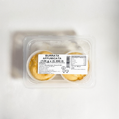 Geräucherte Burrata aus Apulien di Andria - Burrata affumicata (2x125g): 2x125g