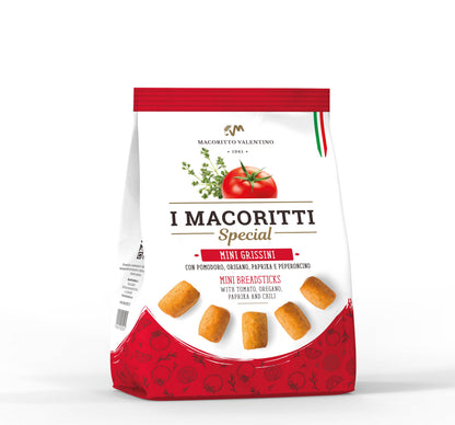 Mini-Grissini von I MACORITTI mit Tomate und Oregano