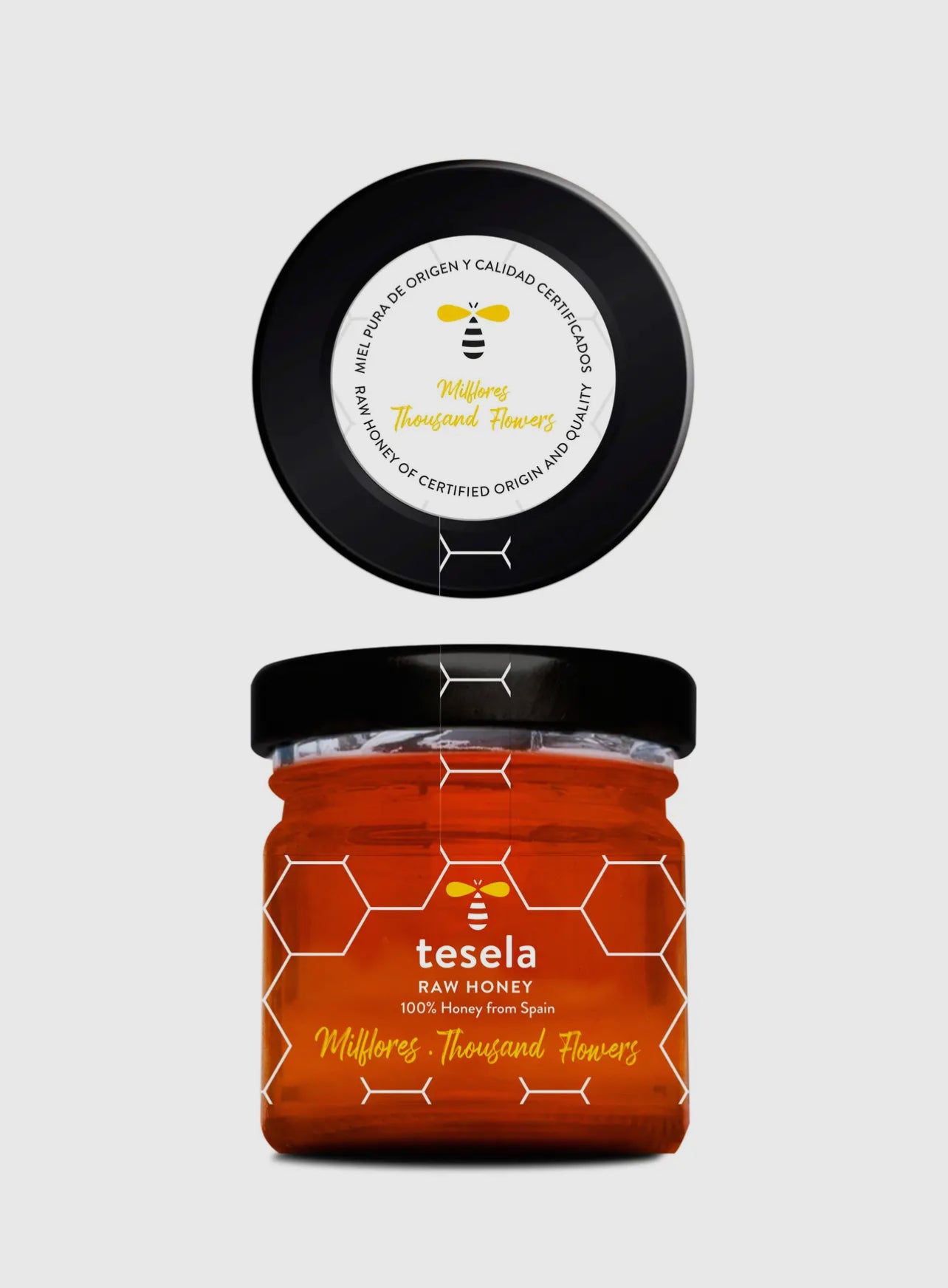 TESELA Geschenkpaket mit rohem Honig und Bienenpollen - Feinkost Tasha
