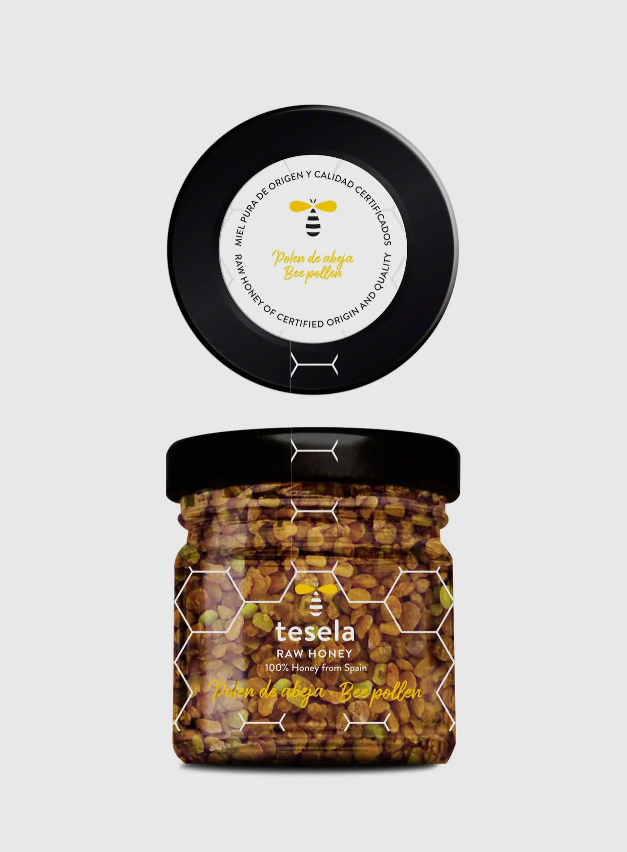 TESELA Geschenkpaket mit rohem Honig und Bienenpollen - Feinkost Tasha