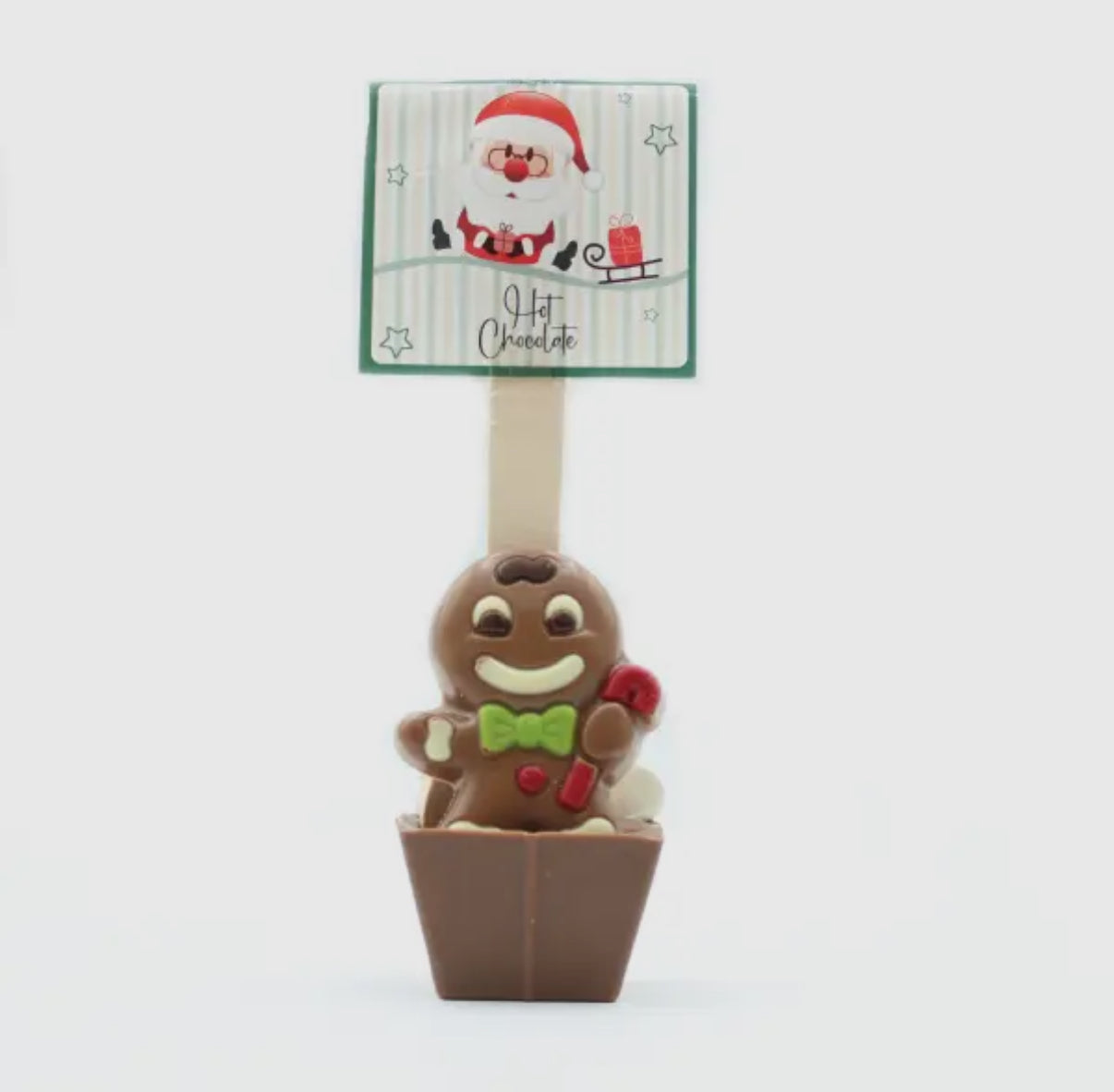 🍫🎄 Hot Chocolate Stick – Schoko-Lebkuchenmann im Becher