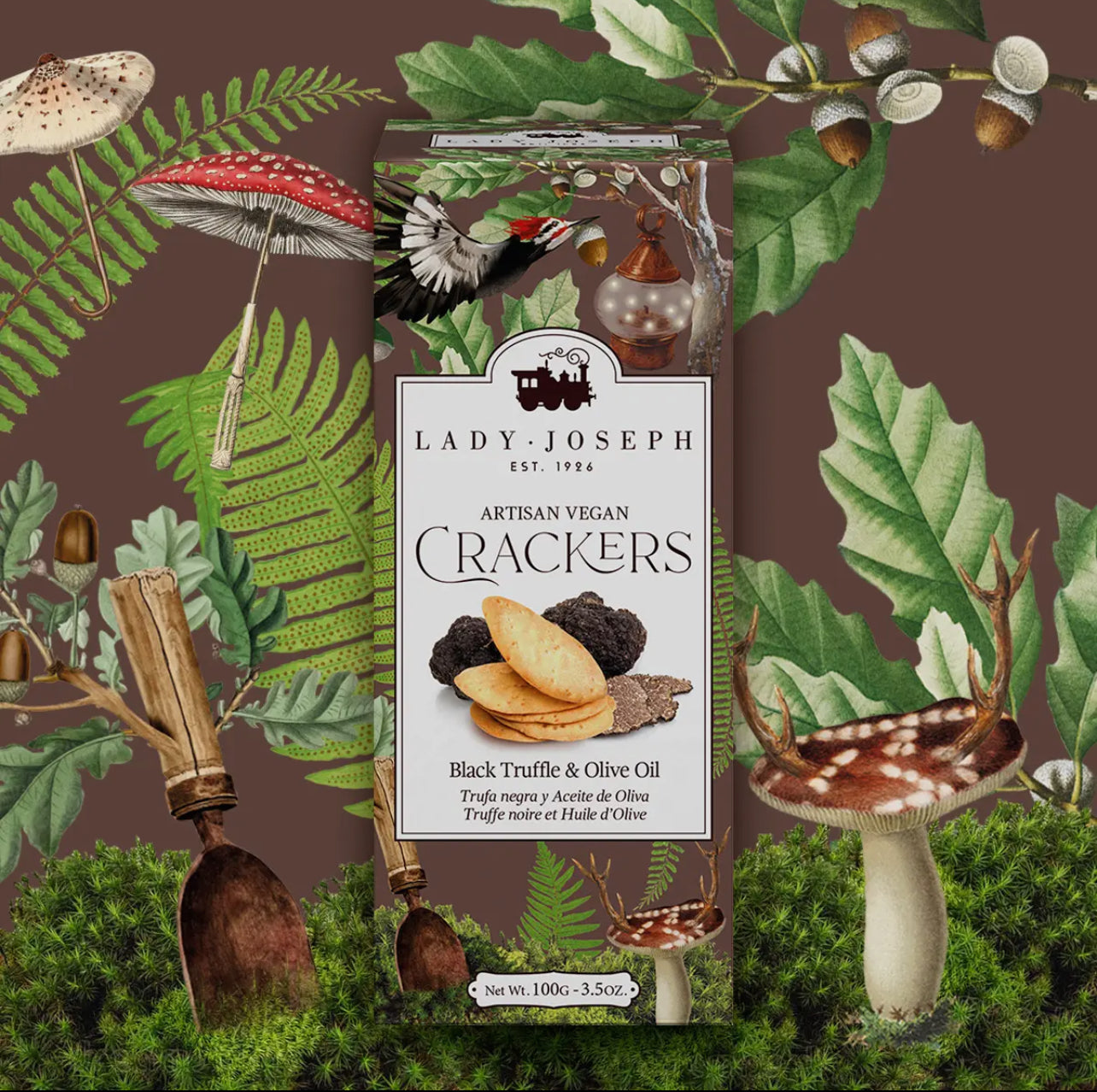 Cracker mit Trüffel und Olivenöl - Feinkost Tasha