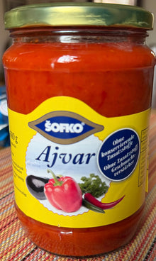 M🌶️ ŠOFKO Ajvar Scharf – Würzige Paprikaspezialität nach Balkan-Art 2500g