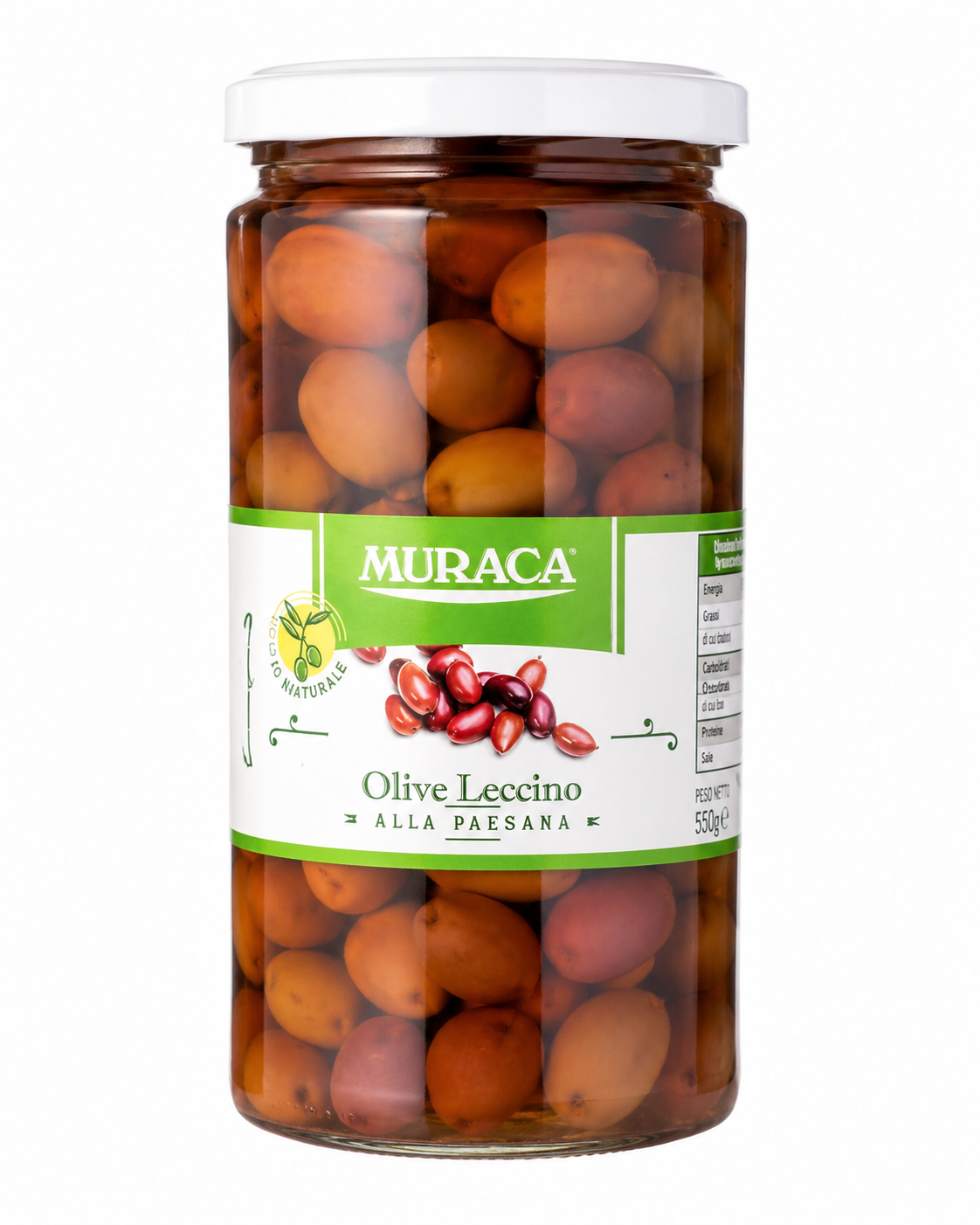 Ganze Leccino Oliven 560g