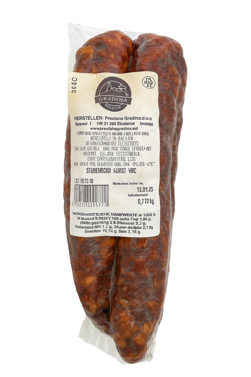 Dalmatinischer Wurst – Kroatisches Traditionsprodukt
