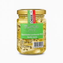 Quartirolo Lombardo g.U. in Öl mit Kräutern – Italienischer Genuss in seiner feinsten Form 140g