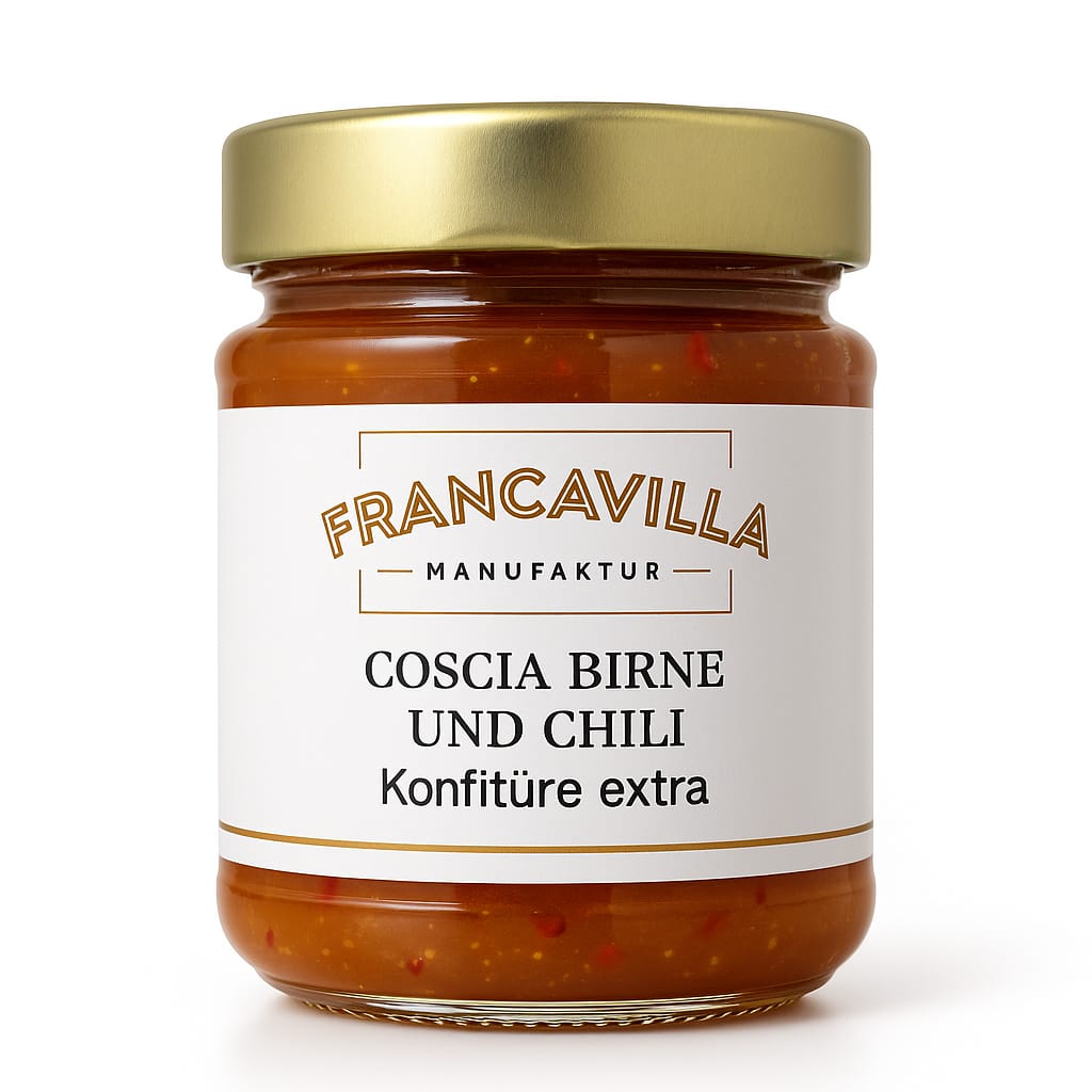 🍐🌶️ Francavilla Coscia Birne & Chili Konfitüre extra