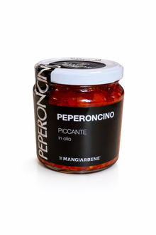 🇮🇹 Feurige italienische Würzkunst – Peperoncino Piccante in Olivenöl 280g