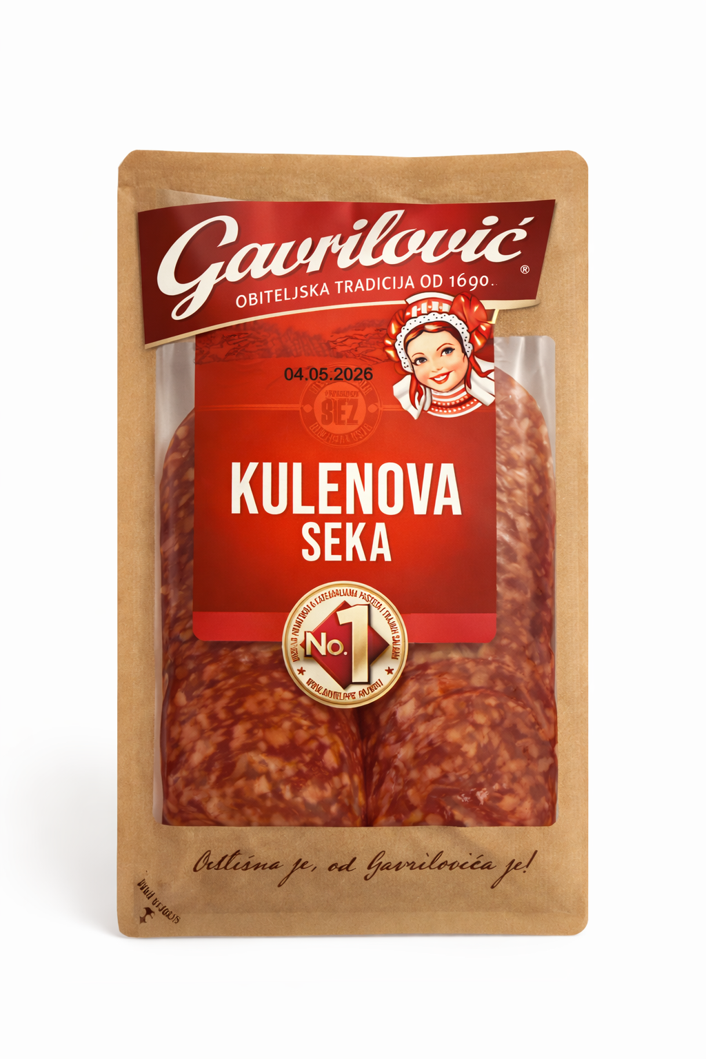 Gavrilović Kulenova Seka – Luftgetrocknete Salami Spezialität – 80g