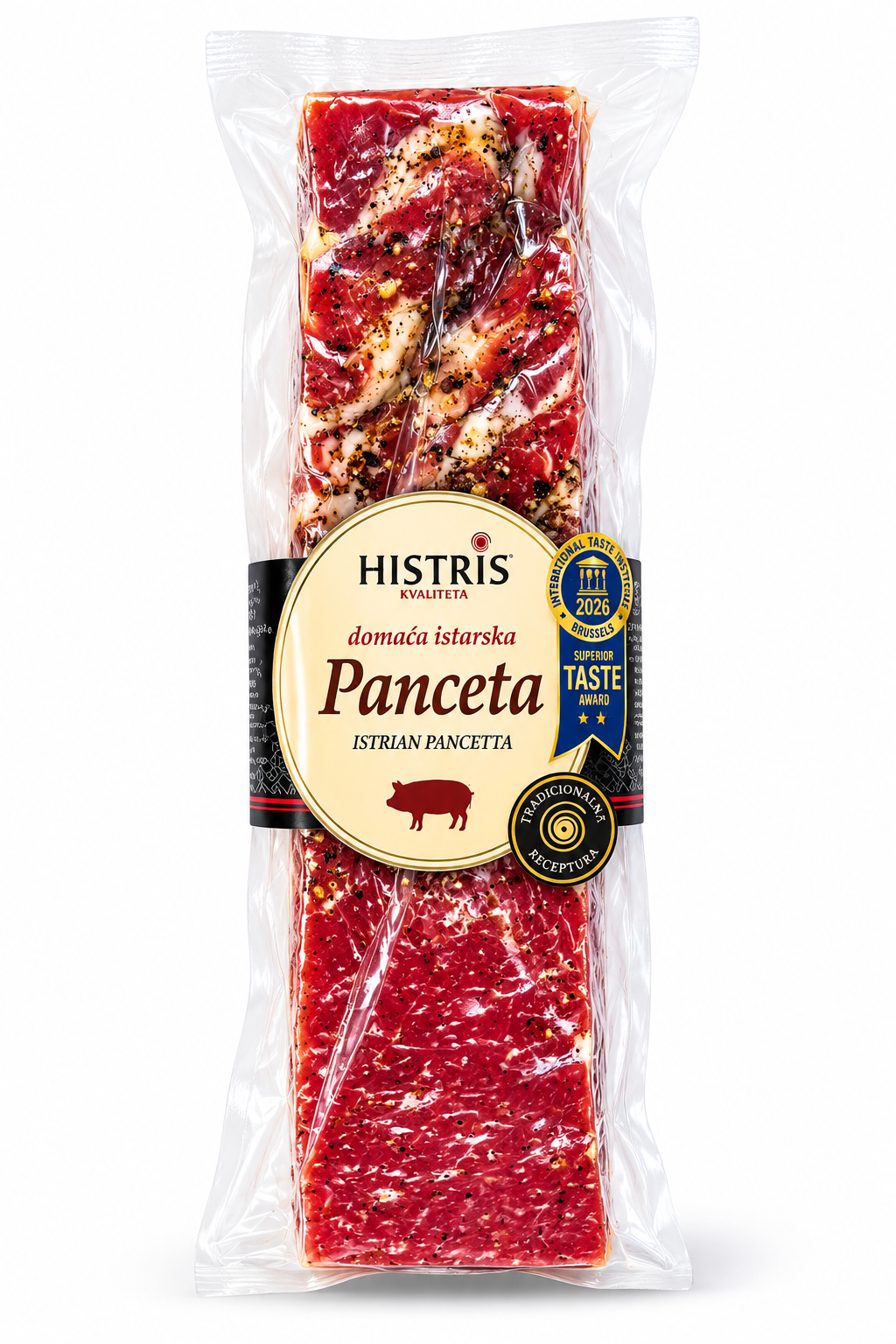 Istrische Pancetta – Traditionell gereifte Delikatesse aus Kroatien  300g