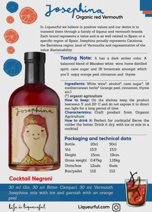 Josephina - Organic Red Vermouth Likör