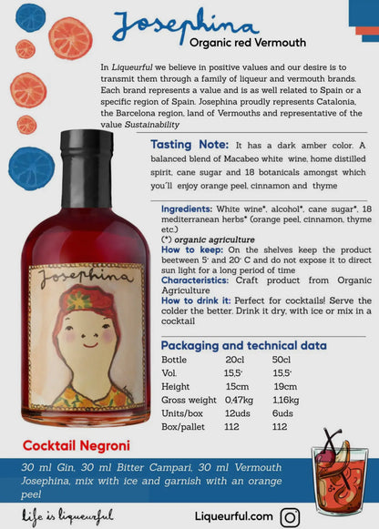 Josephina - Organic Red Vermouth Likör