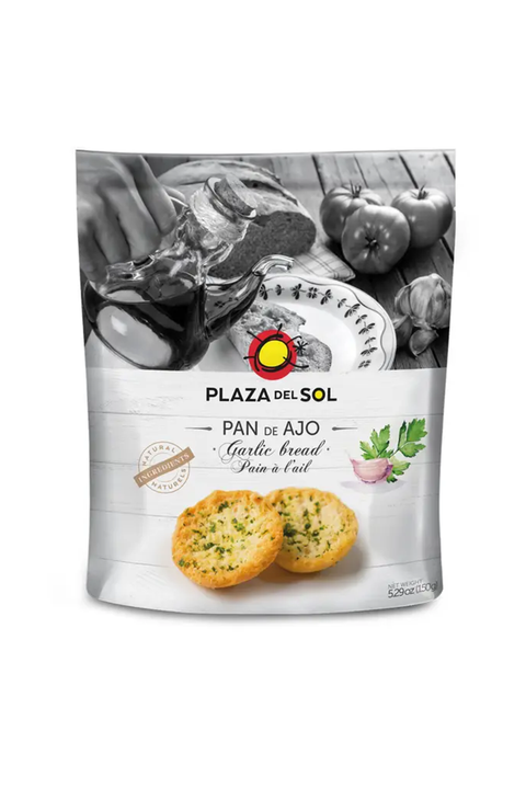 Plaza del Sol – Gebackenes Brot mit Knoblauch